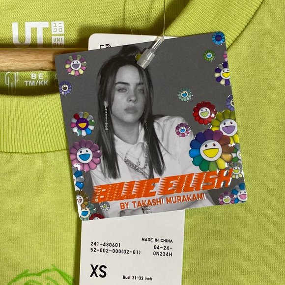NEW Uniqlo Billie Eilish Murakami Mini Billie Tee - Picture 3 of 4